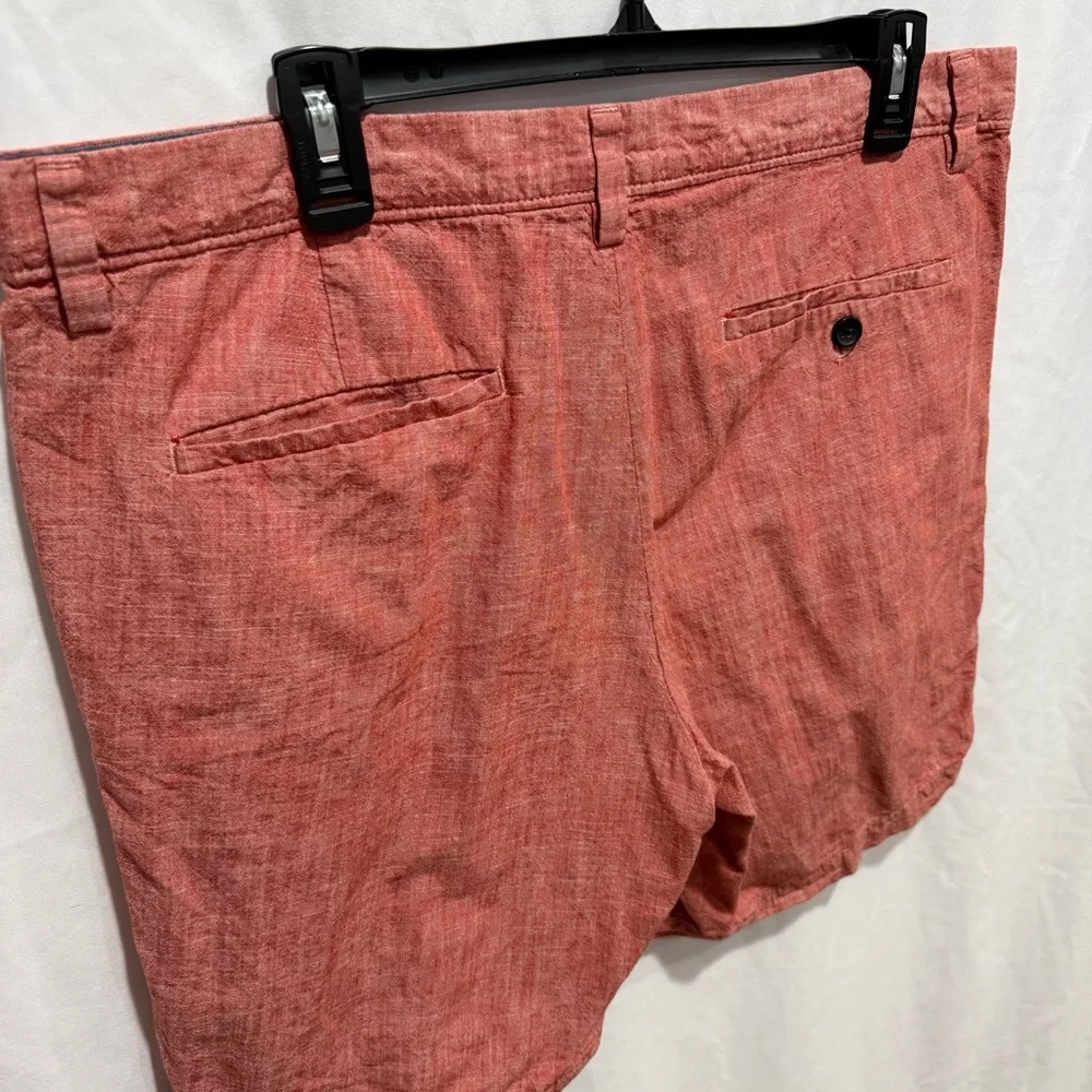 Banana Republic Chambray Shorts 36 Linen-Look Cotton‎ Summer Casual Resort Style